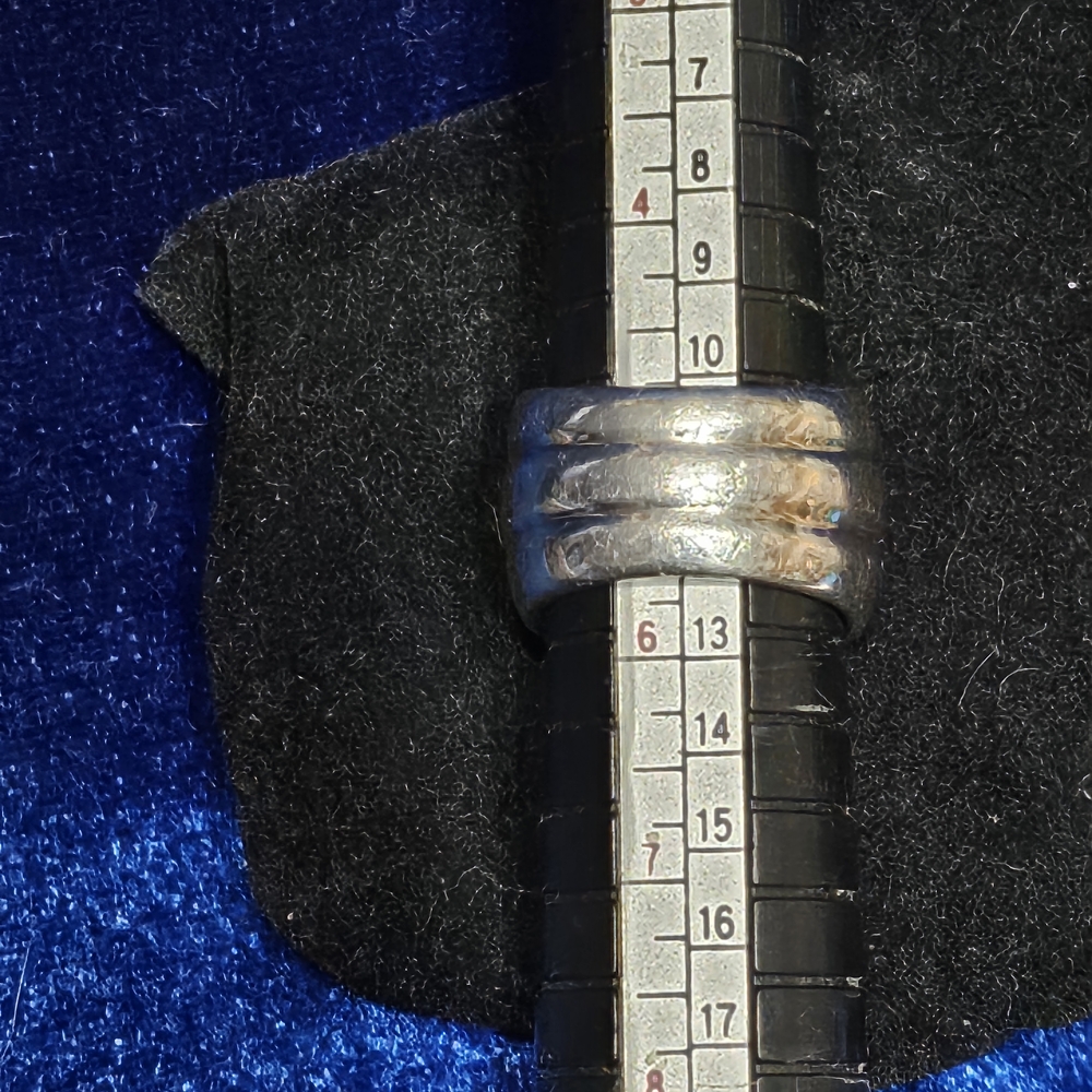 Nicky Butler Silver Cigar Band Ring - Picture 3 of 8